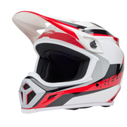 Casca de motocross BELL MX-9 Mips - Rift Gloss Red/White Casca de motocross BELL MX-9 Mips - Rift Gloss Red/White