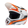 Cască motocross BELL MX-9 Mips - Rift Gloss Orange/White