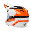 Cască motocross BELL MX-9 Mips - Rift Gloss Orange/White thumb