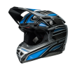 Cască motocross BELL Moto 10 Spherical - SWebb Marmont Gloss North Carolina Blue
