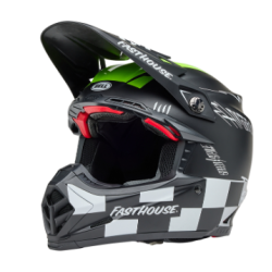 Casca de motocross BELL Moto-9S Flex - Fasthouse Smoke Bomb Matte Gloss Black/HiViz Yellow Casca de motocross BELL Moto-9S Flex - Fasthouse Smoke Bomb Matte Gloss Black/HiViz Yellow