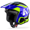 Cască pentru scuter AIROH TRR II JUPITER BLUE/YELLOW GLOSS