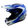 Cască de motocross pentru copii TROY LEE DESIGNS GP Shutter - Albastru/Alb