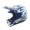 Cască de motocross TROY LEE DESIGNS SE5 Composite Torched - Albastru
