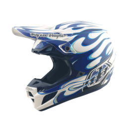 Cască de motocross TROY LEE DESIGNS SE5 Composite Torched - Albastru Cască de motocross TROY LEE DESIGNS SE5 Composite Torched - Albastru