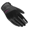 Mănuși moto textile pentru femei SPIDI FLASH-KP BLACK/FUCHSIA