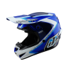 Cască motocross TROY LEE DESIGNS GP Shutter - Albastru/Alb