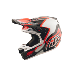 Cască de motocross TROY LEE DESIGNS SE5 Carbon Membrane - Negru/Roșu