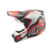 Cască de motocross TROY LEE DESIGNS SE5 Carbon Membrane - Negru/Roșu thumb