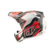 Cască de motocross TROY LEE DESIGNS SE5 Carbon Membrane - Negru/Roșu thumb