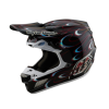 Casca de motocross TROY LEE DESIGNS SE5 Carbon Torched - Negru/Roșu