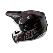 Casca de motocross TROY LEE DESIGNS SE5 Carbon Torched - Negru/Roșu thumb