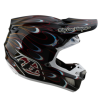Casca de motocross TROY LEE DESIGNS SE5 Carbon Torched - Negru/Roșu thumb