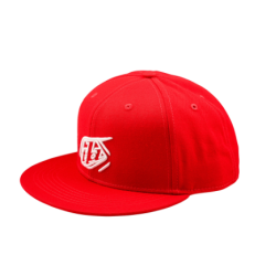 Căciulă TROY LEE DESIGNS Flat Bill Snapback Badge - RED Căciulă TROY LEE DESIGNS Flat Bill Snapback Badge - RED