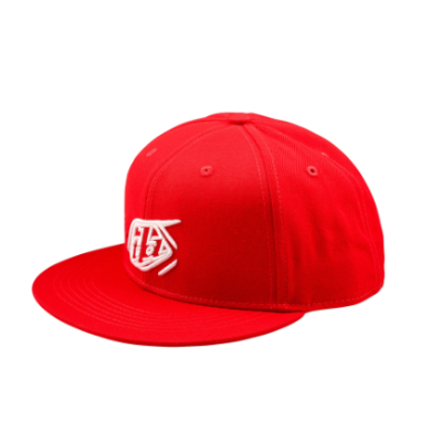 Căciulă TROY LEE DESIGNS Flat Bill Snapback Badge - RED