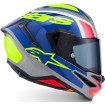Cască ALPINESTARS S-R7 LUMEN Silver/Pink Fluo Yellow thumb