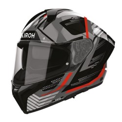 Cască AIROH MATRYX STARBUST BLACK/RED GLOSS