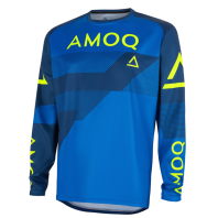 Bluză motocross AMOQ Ascent Strive V2 Jersey Blue-Navy