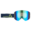 Ochelari motocross AMOQ MX Goggles Vision Magnetic Navy-Gold - Gold Mirror thumb
