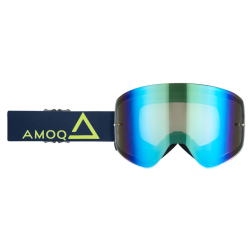 Ochelari motocross AMOQ MX Goggles Vision Magnetic Navy-Gold - Gold Mirror Ochelari motocross AMOQ MX Goggles Vision Magnetic Navy-Gold - Gold Mirror