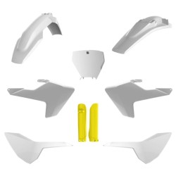 Kit plastic MX Polisport pentru Husqvarna TC125/250; FC250/350/450 2016-18 White ktm Kit plastic MX Polisport pentru Husqvarna TC125/250; FC250/350/450 2016-18 White ktm