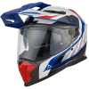 Cască AMOQ Helmet AI100 Mojave alb/roșu/albastru
