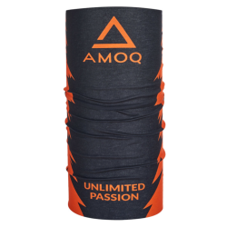 FULAR AMOQ Neck Warmer Negru-portocaliu FULAR AMOQ Neck Warmer Negru-portocaliu