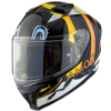 Cască pentru copii AMOQ Helmet FI100 Bee glossy black JNR
