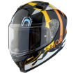 Cască pentru copii AMOQ Helmet FI100 Bee glossy black JNR Cască pentru copii AMOQ Helmet FI100 Bee glossy black JNR thumb