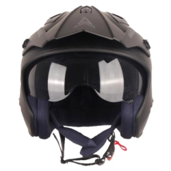 Cască AMOQ Blister Jet Helmet Black