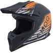 Cască motocross AMOQ Meteor V2 Helmet Axis Negru/portocaliu thumb
