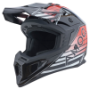 Cască motocross AMOQ Meteor V2 Helmet Axis Black/Red glossy