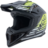 Cască motocross AMOQ Meteor V2 Helmet Axis Black/Yellow lucios