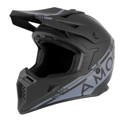 Cască motocross AMOQ Meteor V2 Helmet Axis Black/Grey Cască motocross AMOQ Meteor V2 Helmet Axis Black/Grey