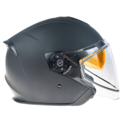 Cască scooter AMOQ Cluster double visor Jet Helmet Blackout Cască scooter AMOQ Cluster double visor Jet Helmet Blackout