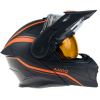 Cască modulară AMOQ Ballast Electric visor Helmet Negru/Portocaliu