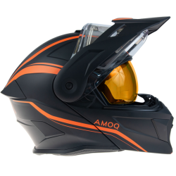 Cască modulară AMOQ Ballast Electric visor Helmet Negru/Portocaliu Cască modulară AMOQ Ballast Electric visor Helmet Negru/Portocaliu
