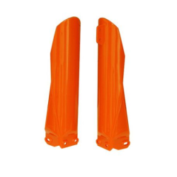 Set de protecții YCF pentru furcă față 735 mm - Portocaliu (cu fante, potrivite pentru toate tipurile de furci)