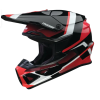 Cască motocross MOOSE OFFROAD F.I. 2.0 BOREAL RED