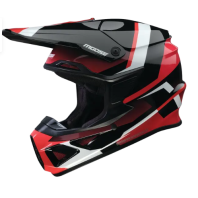 Cască motocross MOOSE OFFROAD F.I. 2.0 BOREAL RED