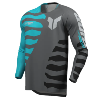 Tricou motocross THOR LAUNCHMODE SHREDDER CH/AQ