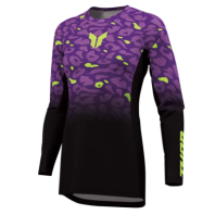 Tricou motocross damă THOR LAUNCHMODE SPOTTED BK/PU