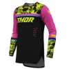 Bluză motocross pentru copii THOR SPORTMODE PUNKD BK/FU