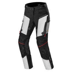 Pantaloni moto textili pentru femei SHIMA TRACKER LIGHT GREY
