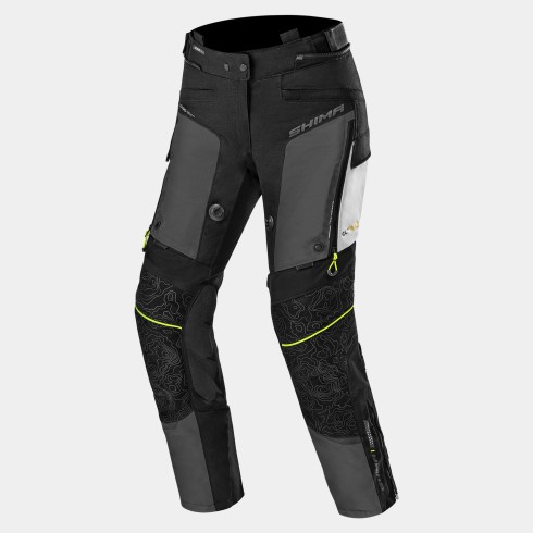 Pantaloni moto textili pentru femei SHIMA TRACKER GREY