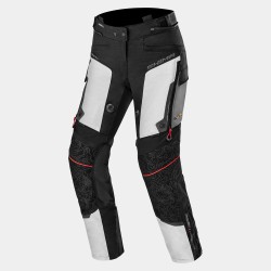 Pantaloni moto textili pentru femei SHIMA TRACKER LIGHT GREY