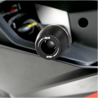 Capace de protecție R&G RACING Aero Crash Protectors (stil conic) Aprilia RS 457 '24-
