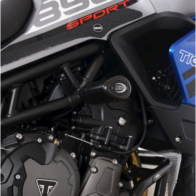 Capace de protecție R&G RACING Aero - Alb Triumph Tiger 850 Sport