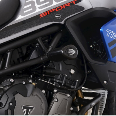 Capace de protecție R&G RACING Aero - Negru Triumph Tiger 850 Sport