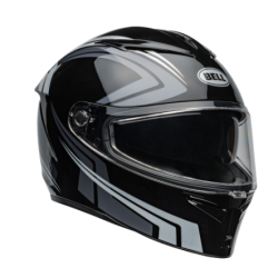 Casca moto BELL Lithium - Jetstream Gloss Black/Silver Casca moto BELL Lithium - Jetstream Gloss Black/Silver